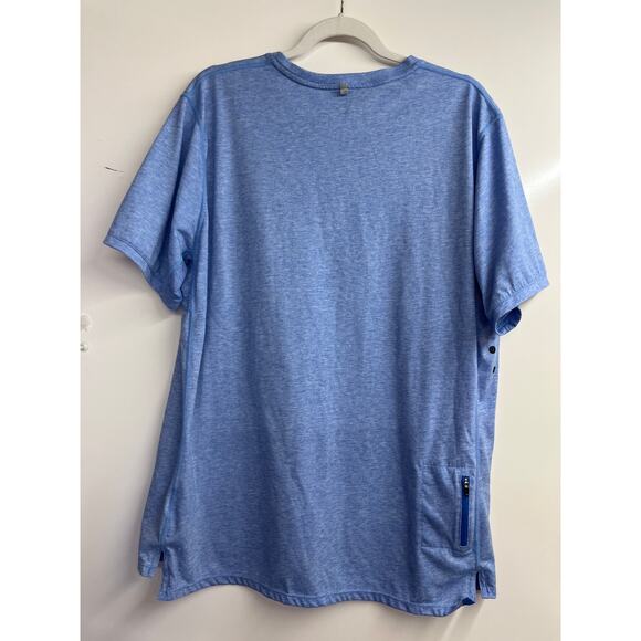 Nike Running Dri-Fit Touch Tailwind Short Sleeve Shirt Top Large Breathable - Picture 5 of 10